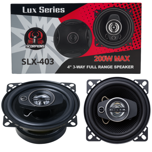 SLX403_01 KIT PARLANTES 4" SCORPIONS LUX SLX403